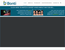 Tablet Screenshot of bonti.com